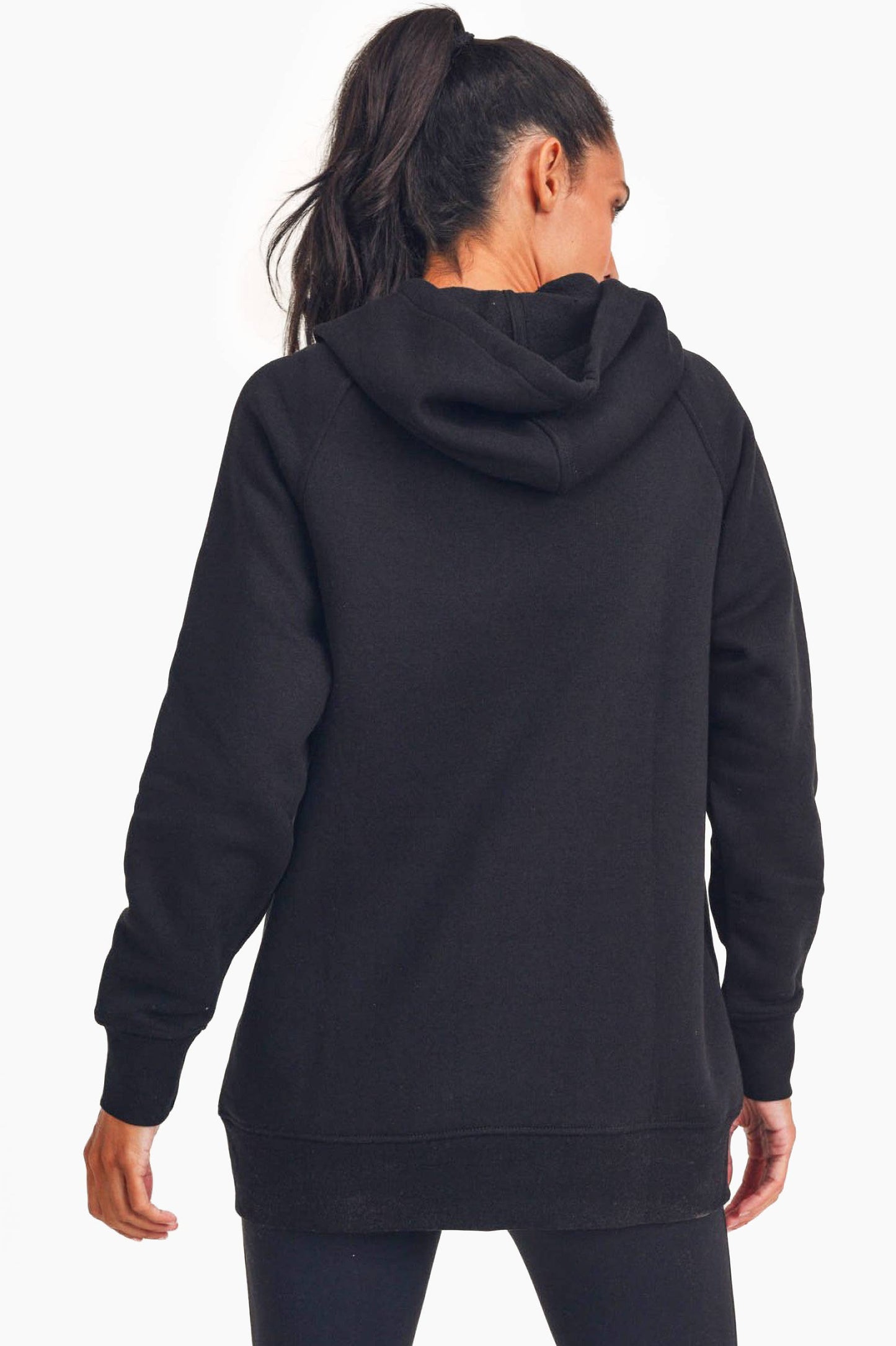 Hazel Oversized Hoodie in Black