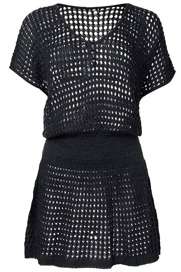Cora Cover Up in Black