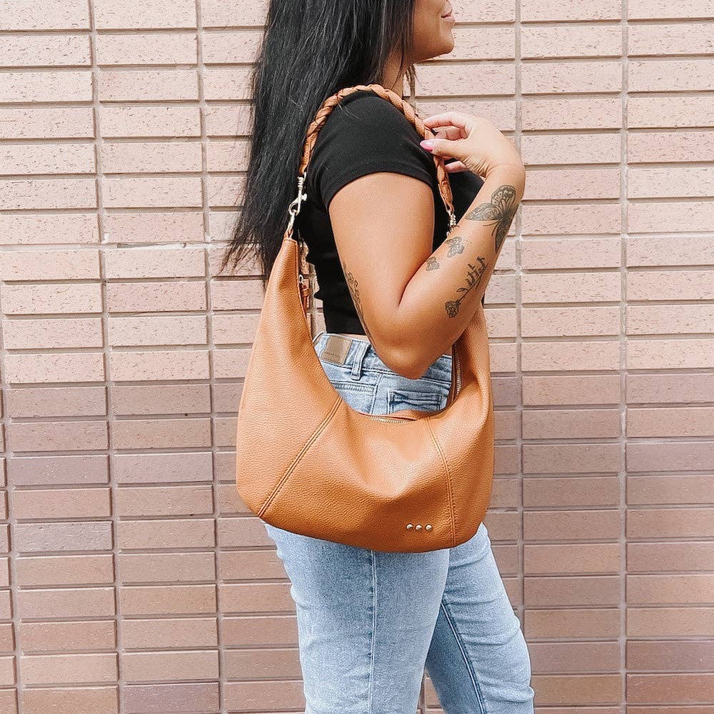 Helen Hobo Bag in Brown