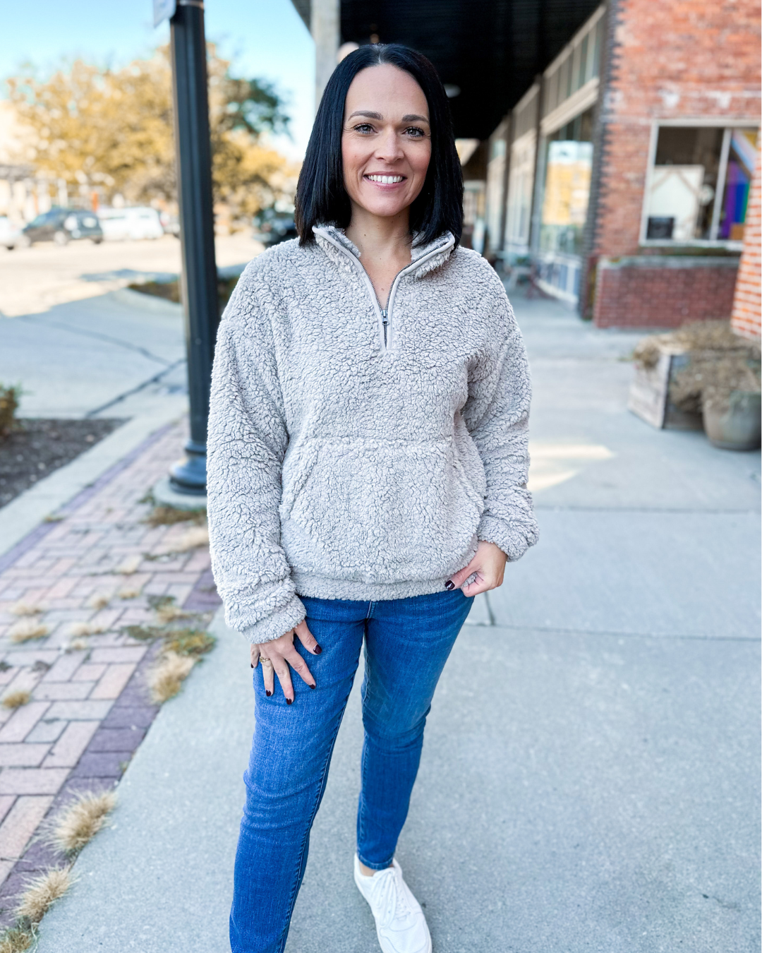 Iris Pullover in Mushroom