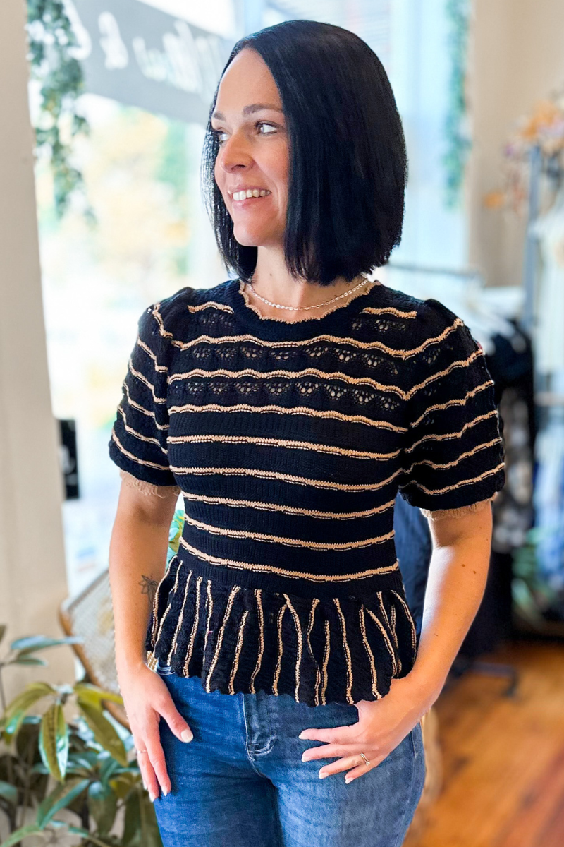 Brooklyn Top in Black