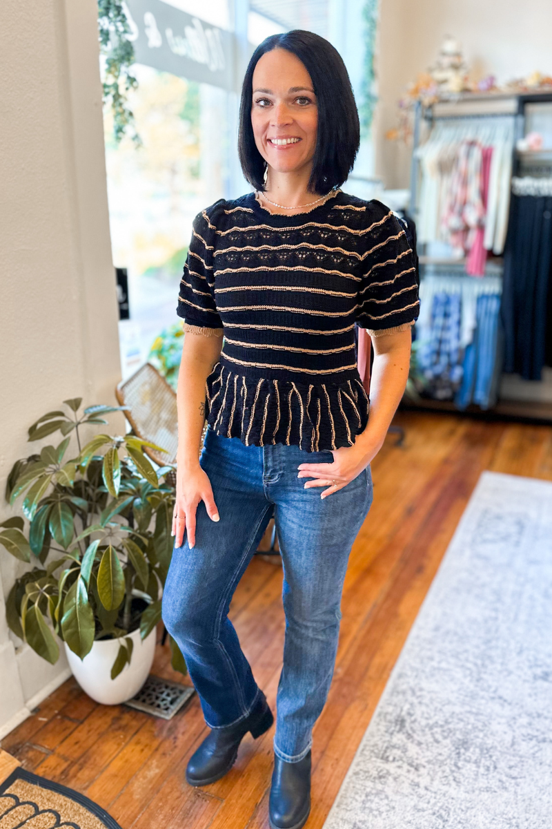 Brooklyn Top in Black