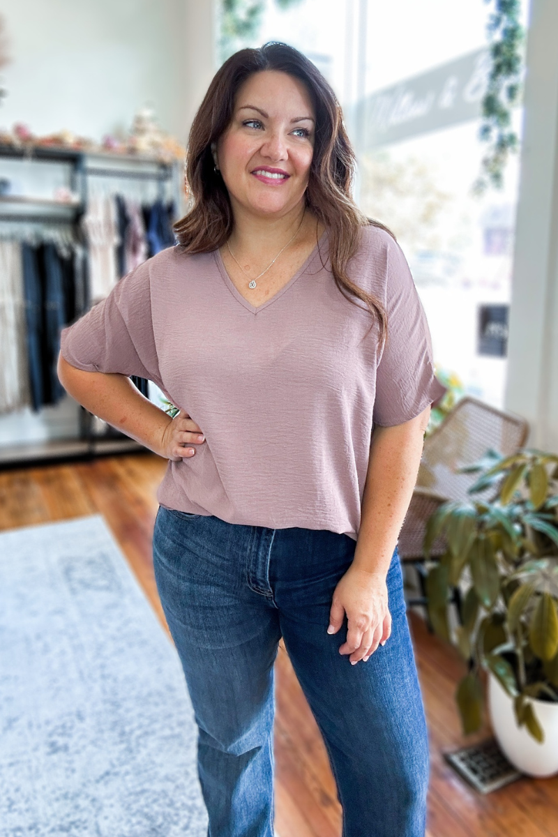 Ayla Top in Mocha