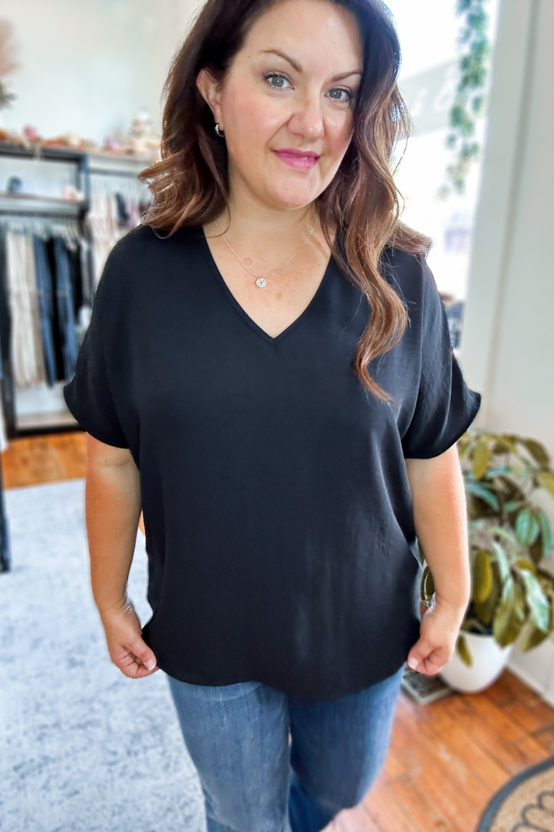 Ayla top in Black
