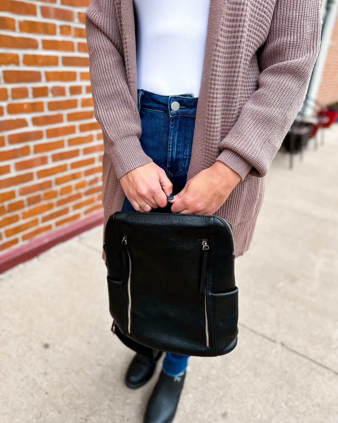 Raegan Double Zip Backpack - 2 Colors