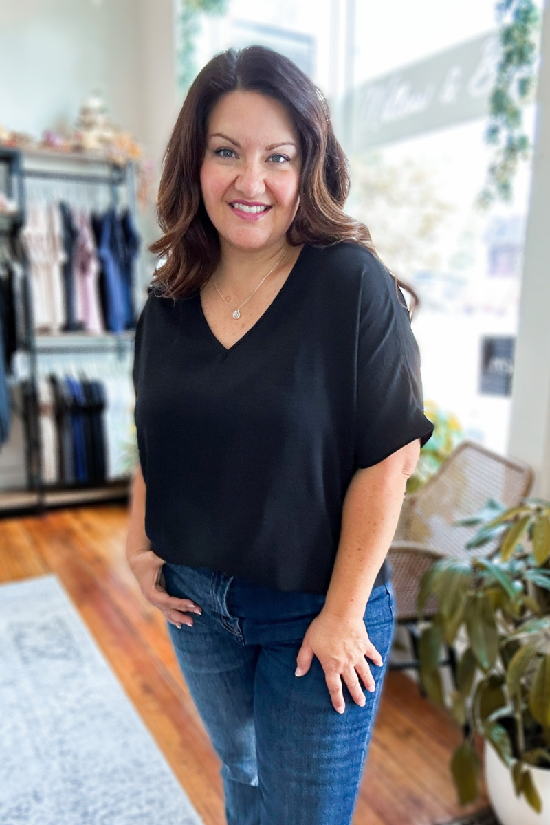 Ayla top in Black