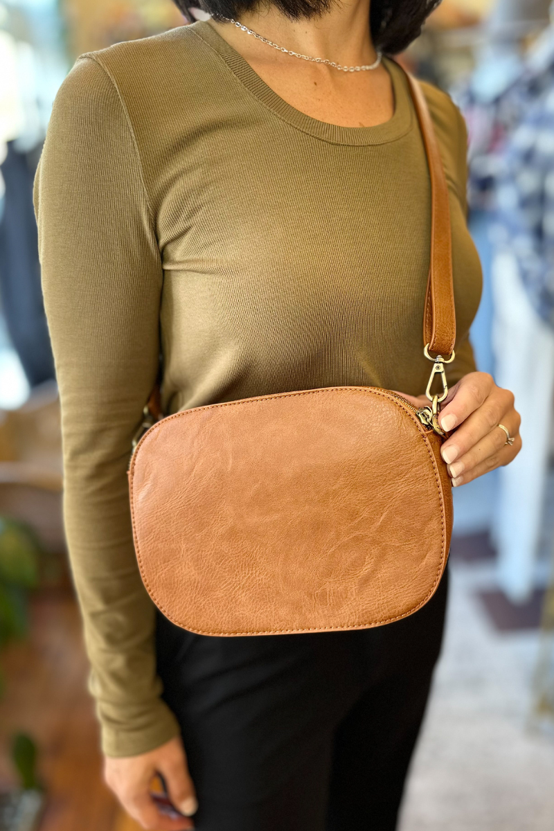 Nora Double Zip Crossbody - 2 colors