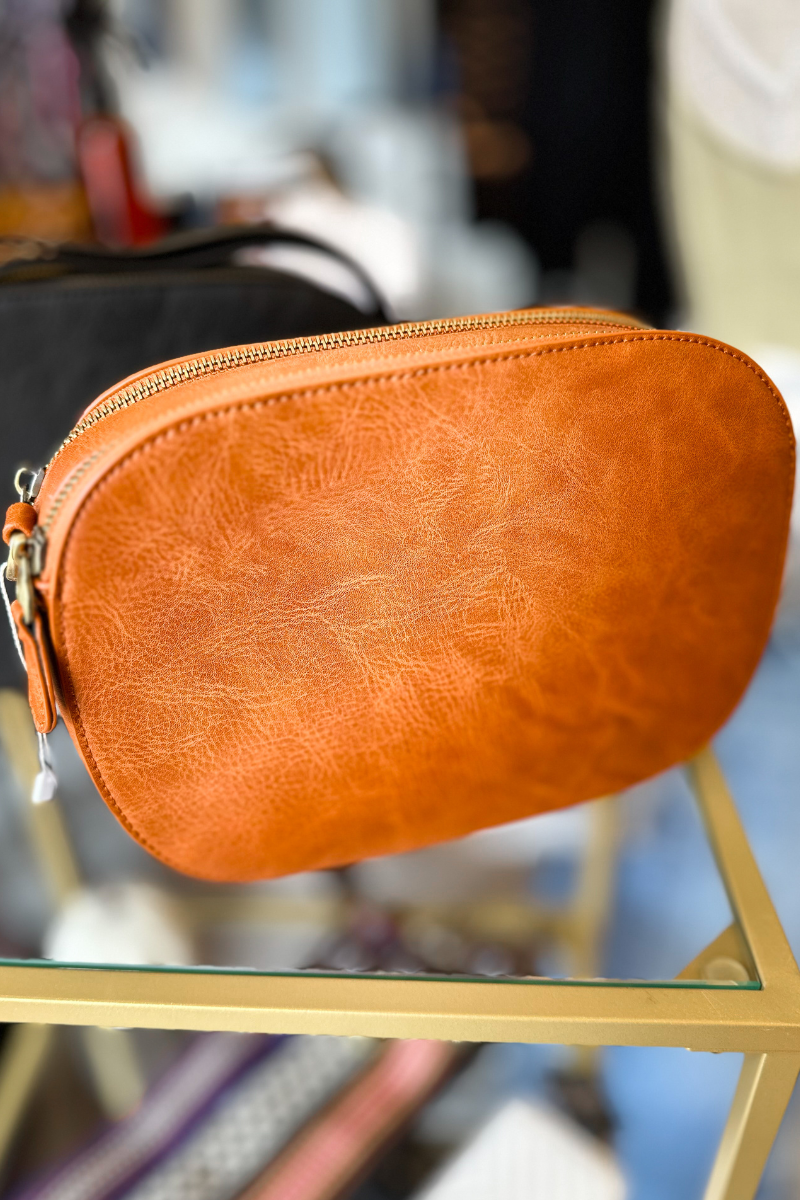 Nora Double Zip Crossbody - 2 colors