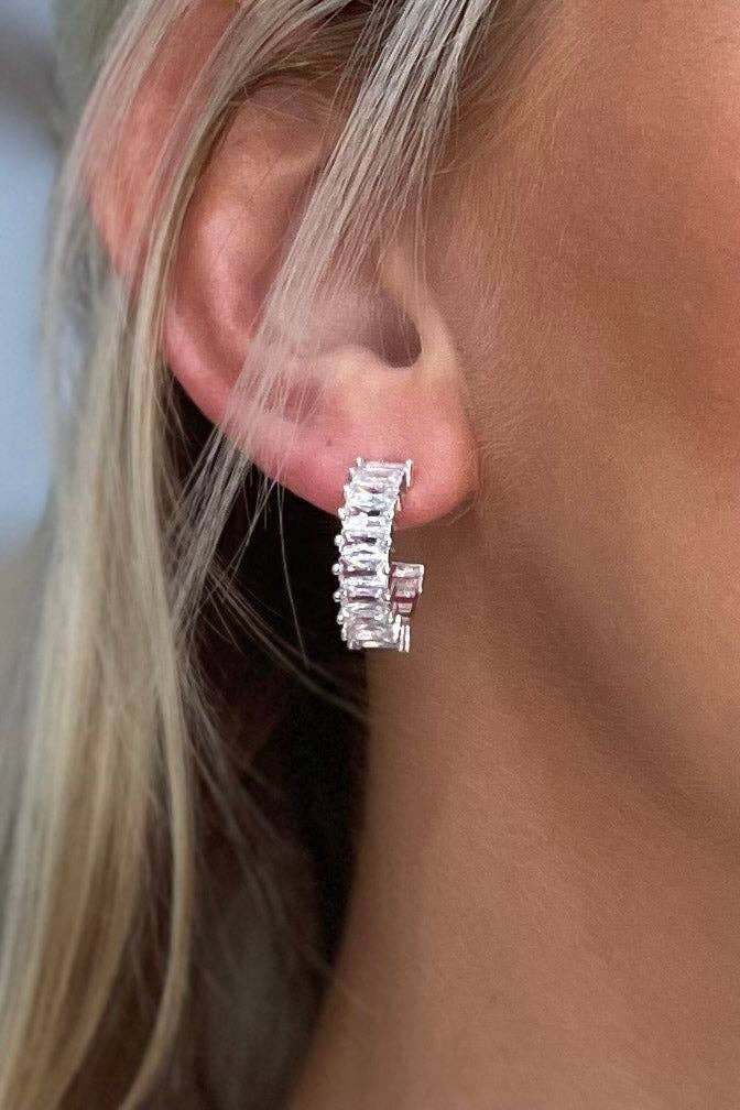 Emmalynn Earrings in Silver