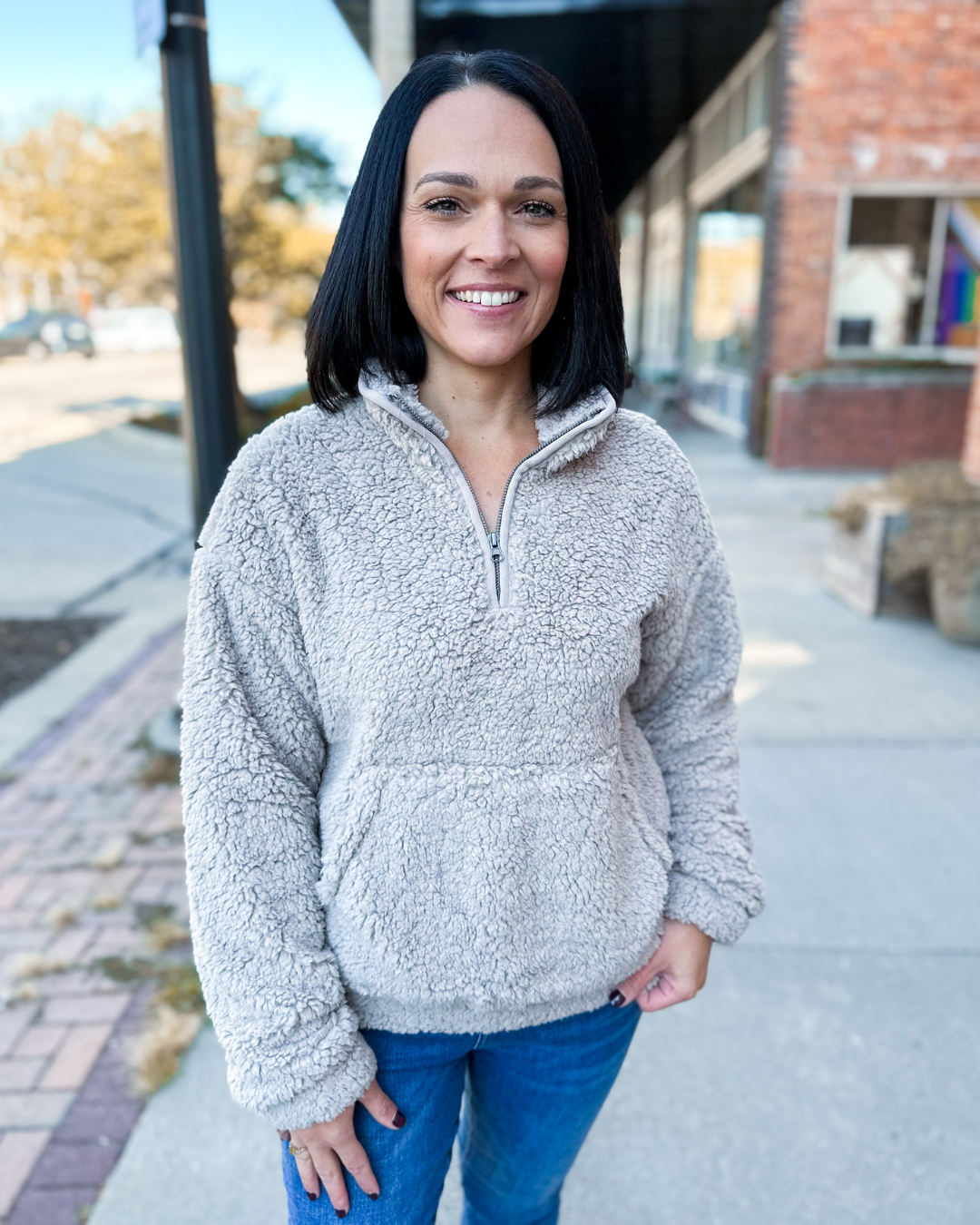 Iris Pullover in Mushroom