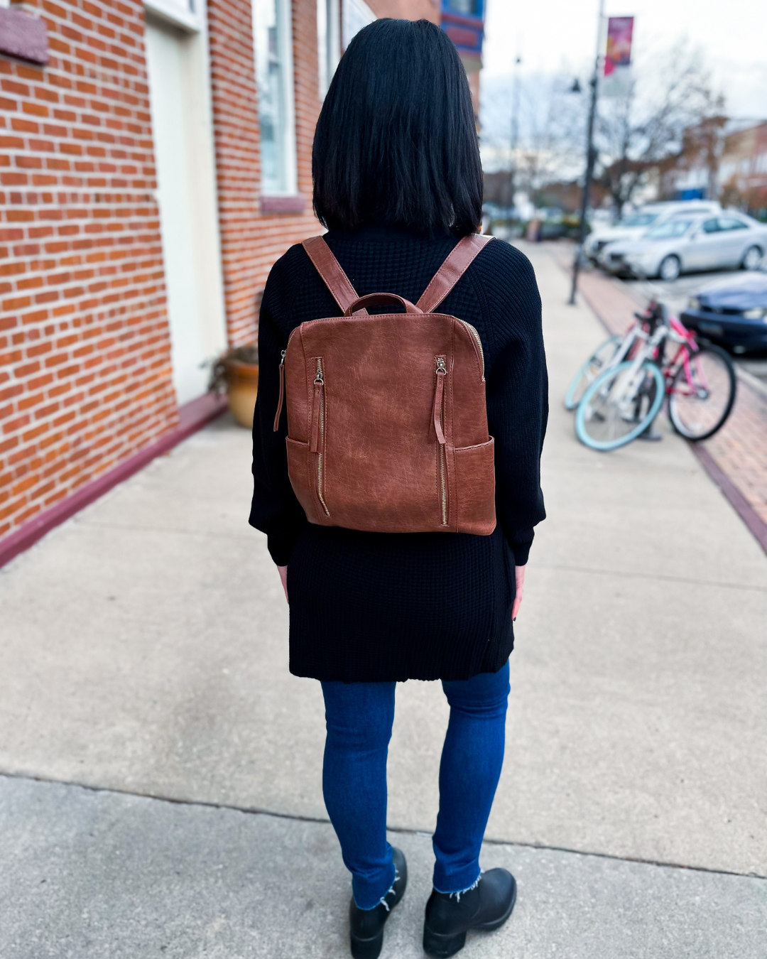 Raegan Double Zip Backpack - 2 Colors