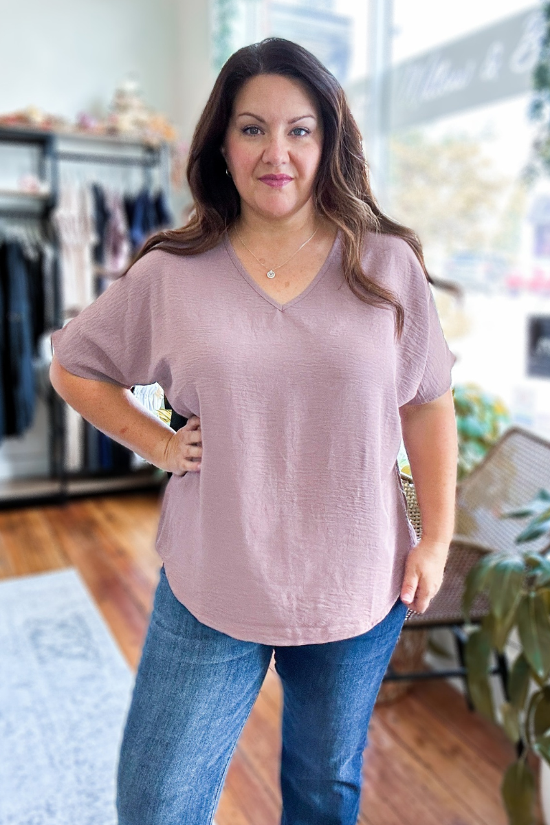 Ayla Top in Mocha
