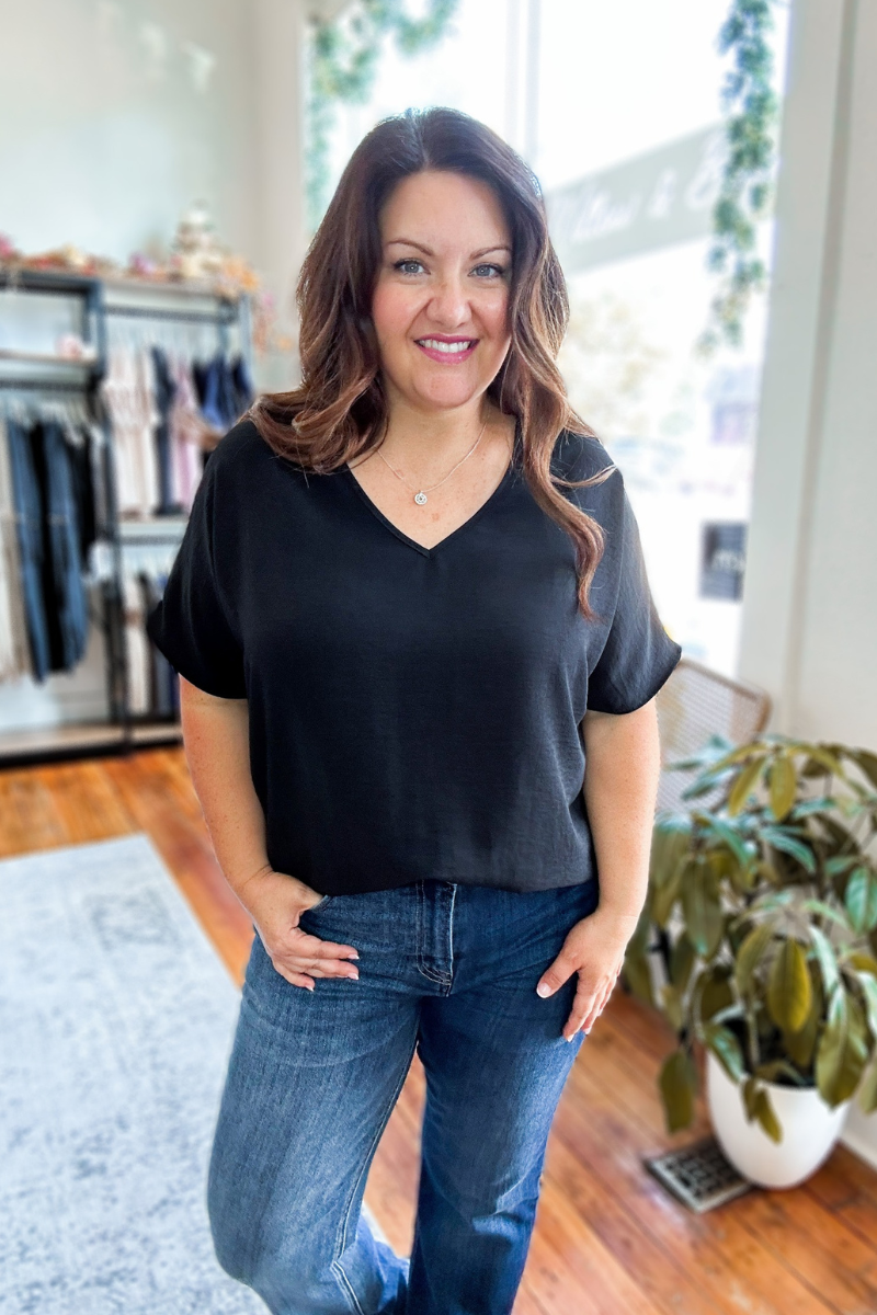 Ayla top in Black