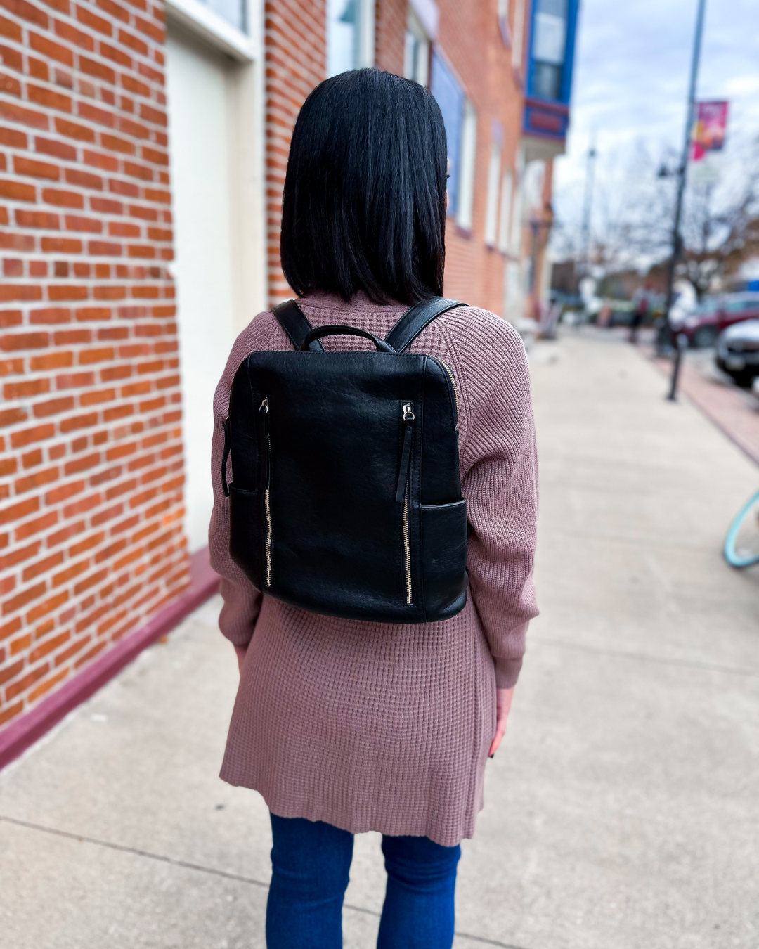 Raegan Double Zip Backpack - 2 Colors
