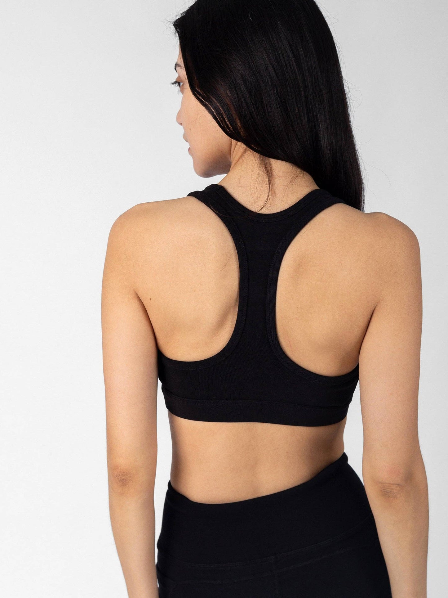Organic Sports Bra in Eclipse by Happy Earth