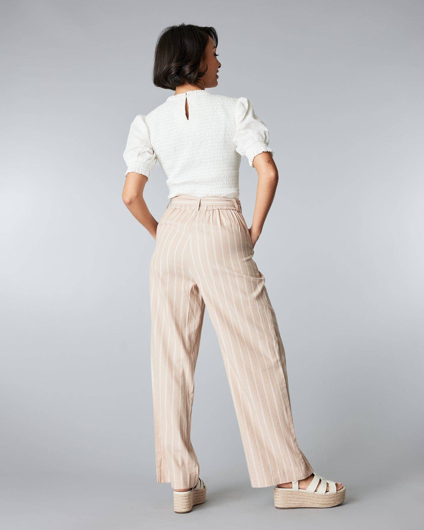 Lexi Trouser in Warm Taupe