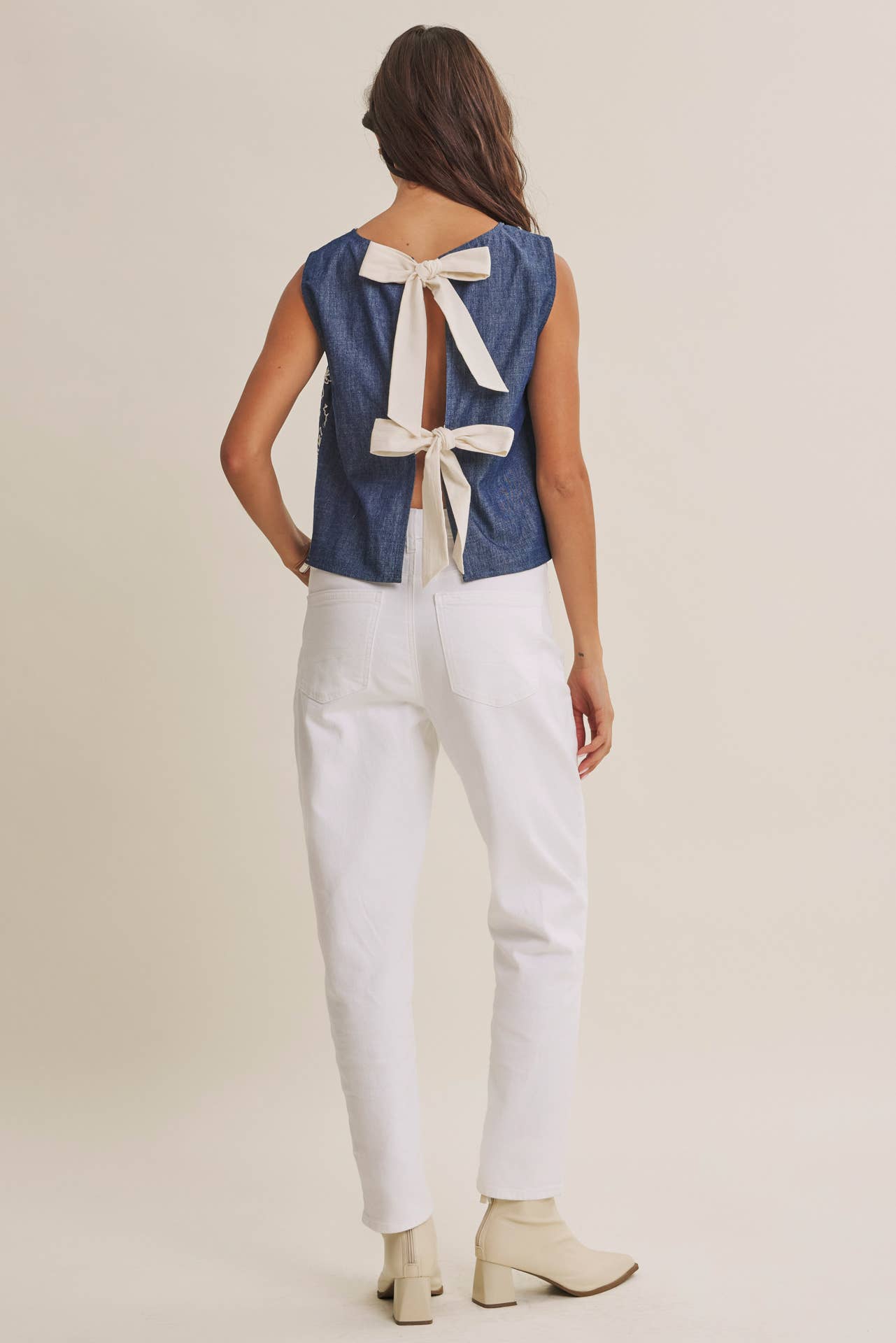 Coastal Day Chambray Blouse