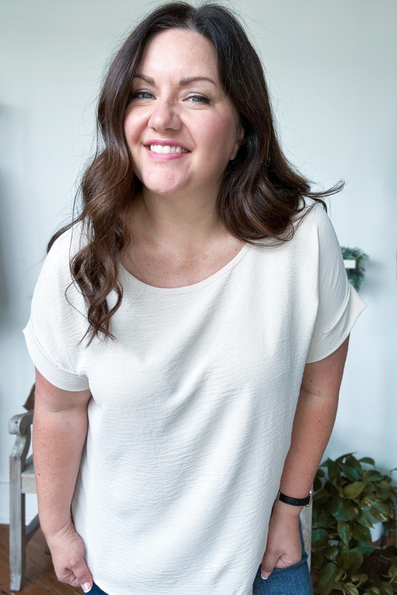 Lydia Top in Oatmeal
