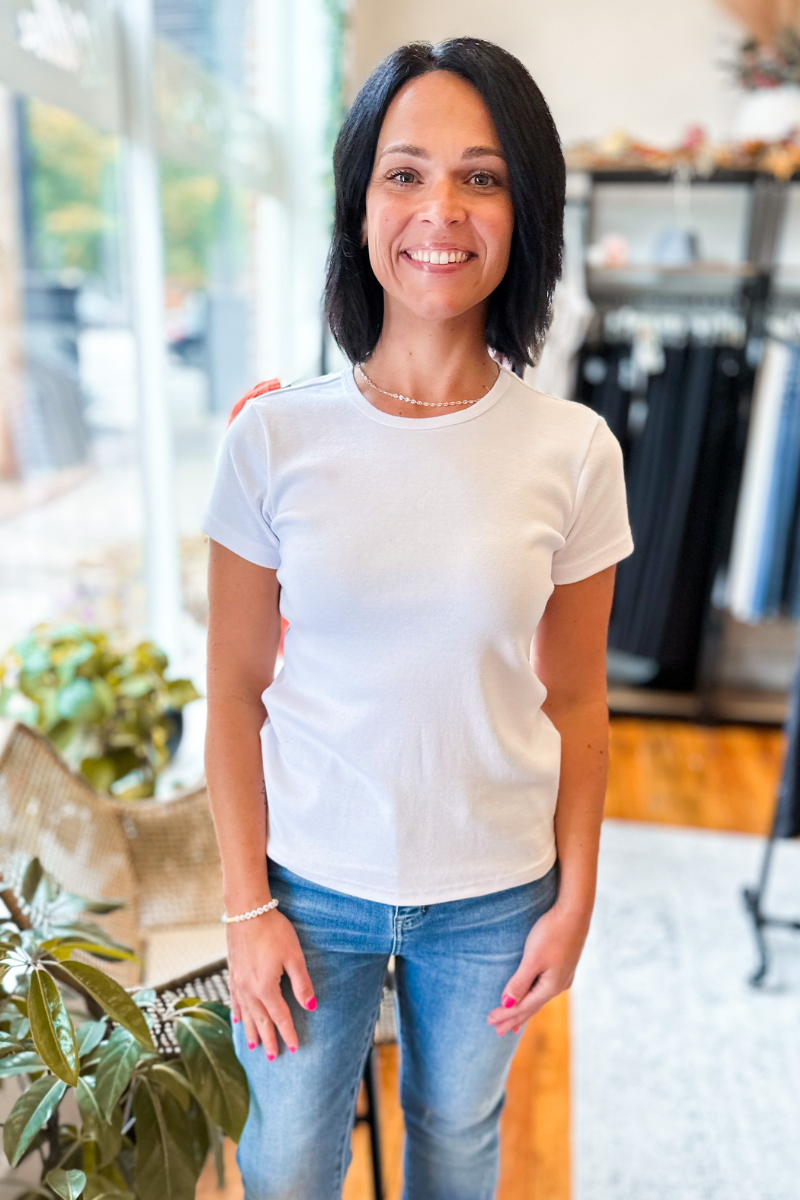 Izzie Tee White