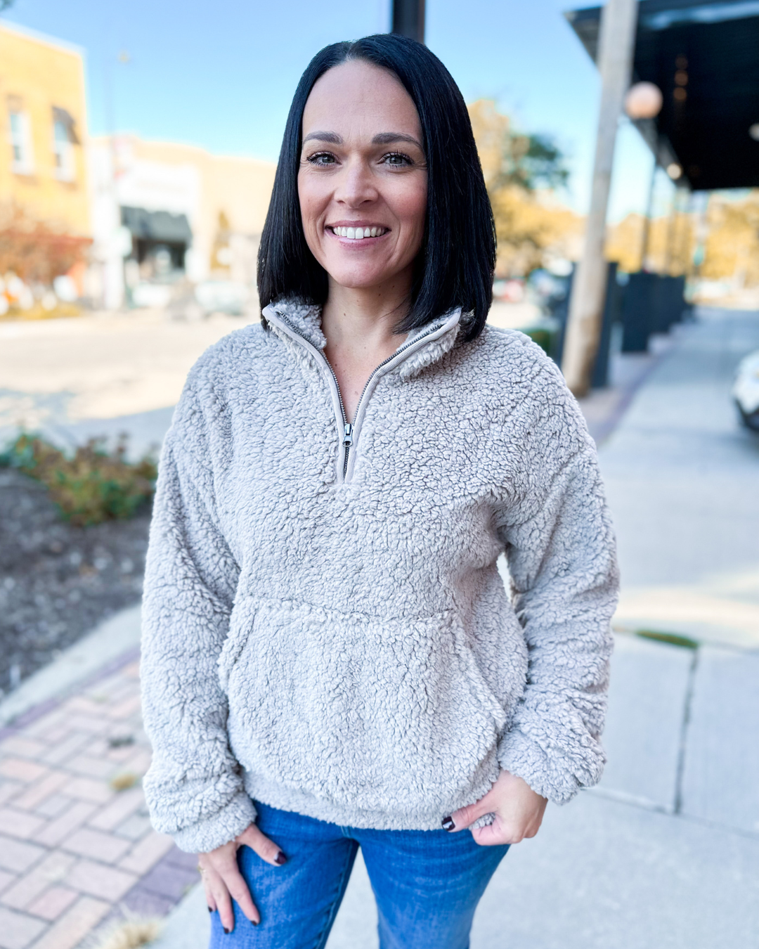 Iris Pullover in Mushroom