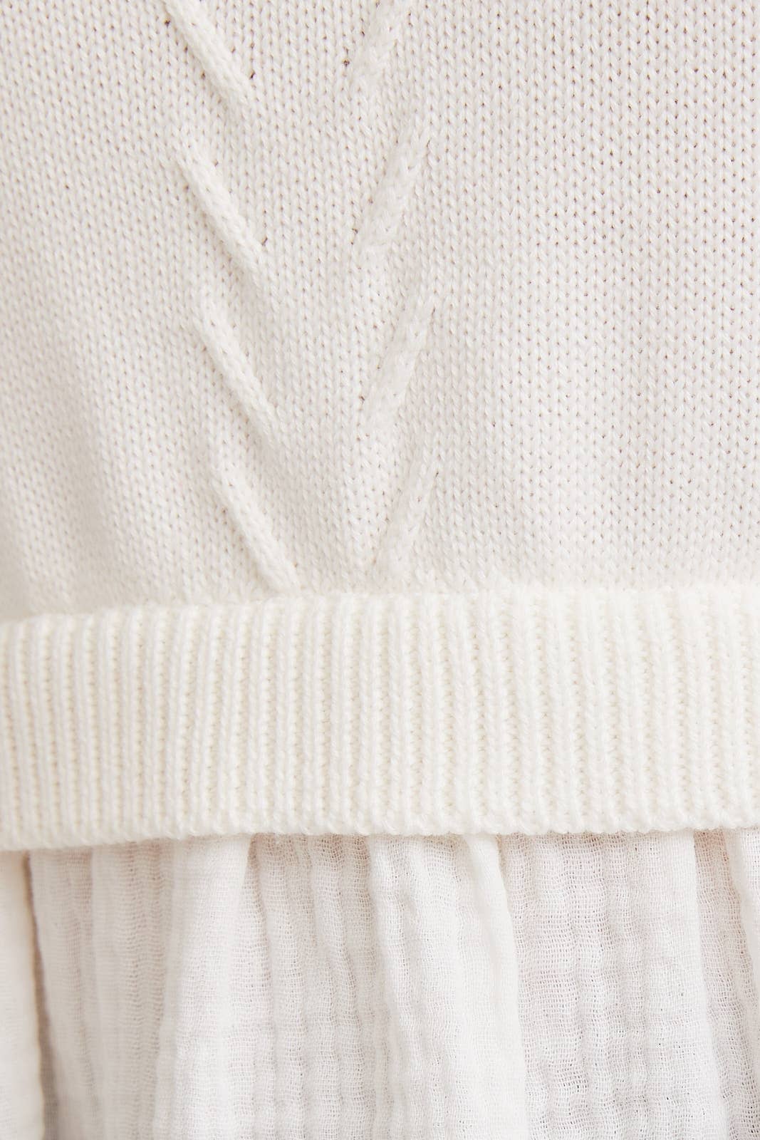 Ayla Round Neck Ruffle Sleeve Top in white