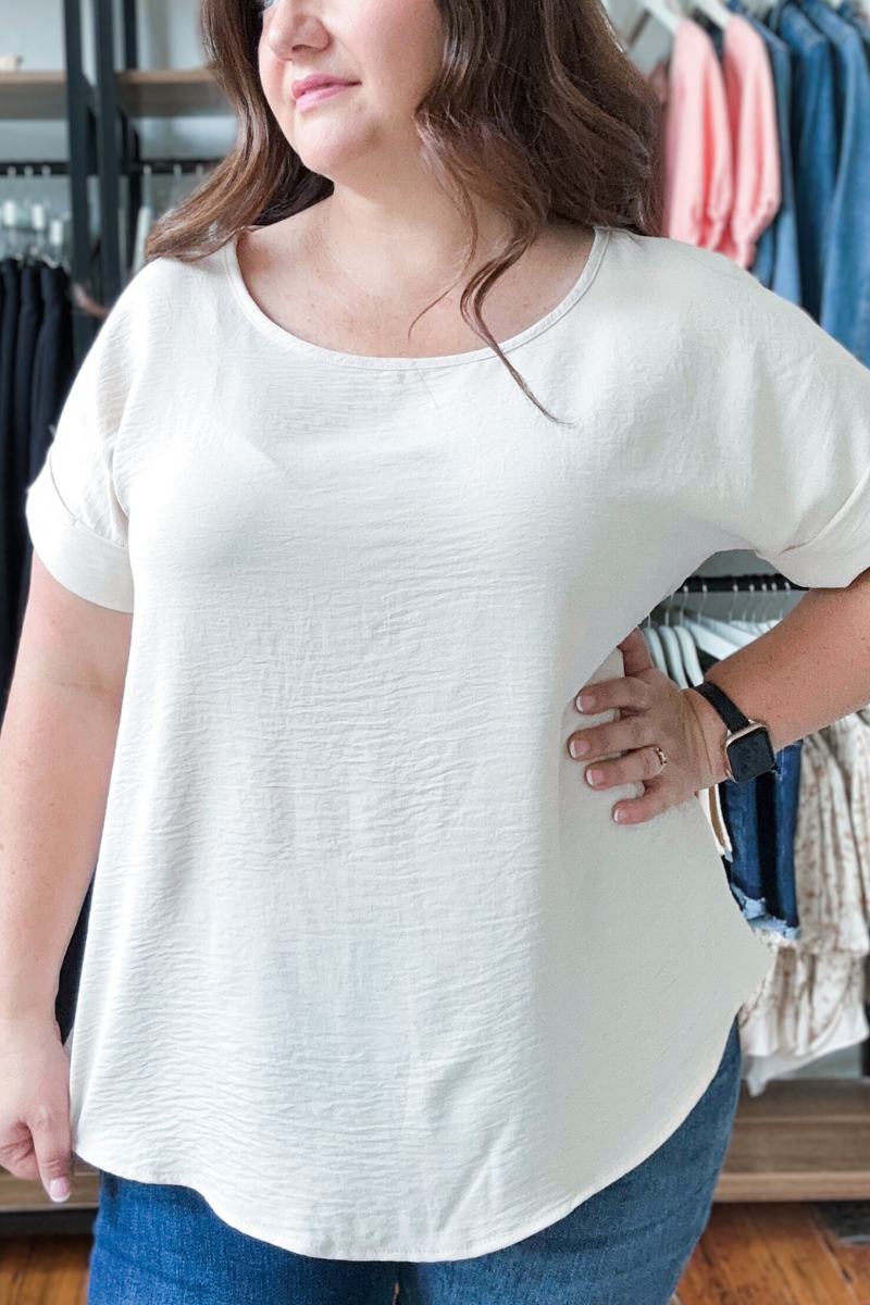 Lydia Top in Oatmeal