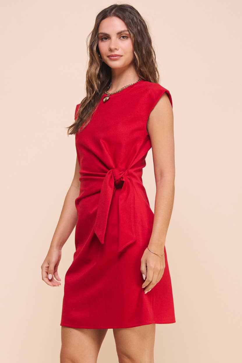 Mila Dress in Red