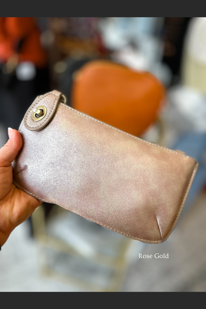 Christie Lux Crossbody Wristlet - 3 Colors