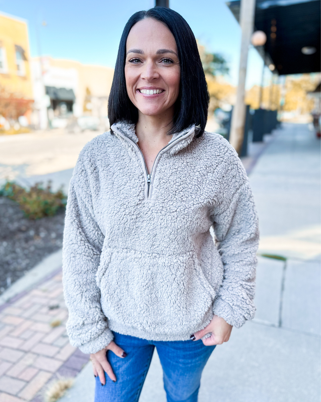 Iris Pullover in Mushroom
