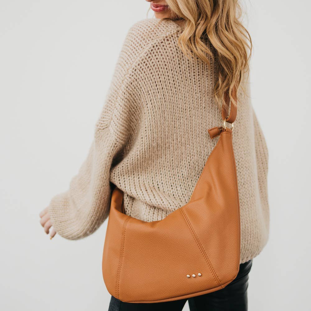 Helen Hobo Bag in Brown