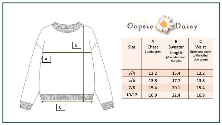 Kids Pink Cream Leopard Crew Neck Sweater