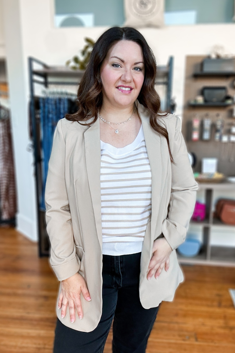 Miranda Blazer in Camel