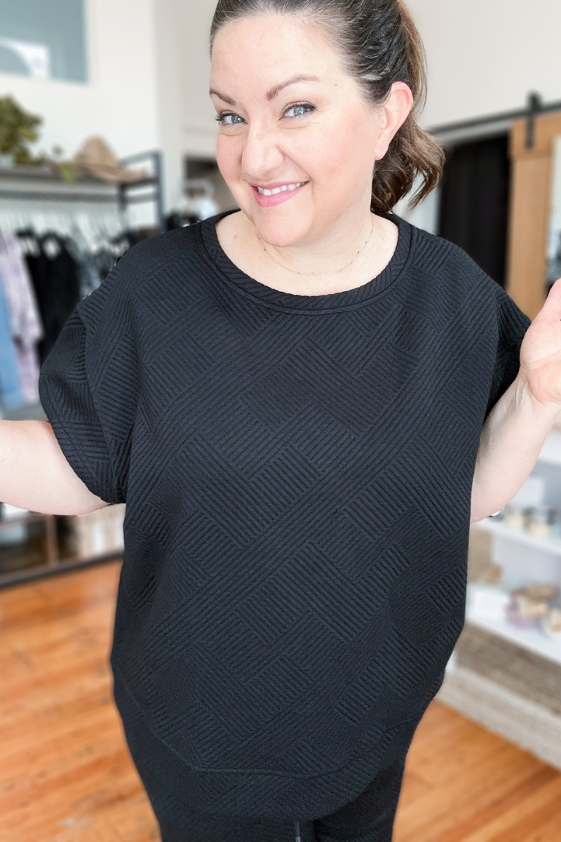Victoria Top in Black