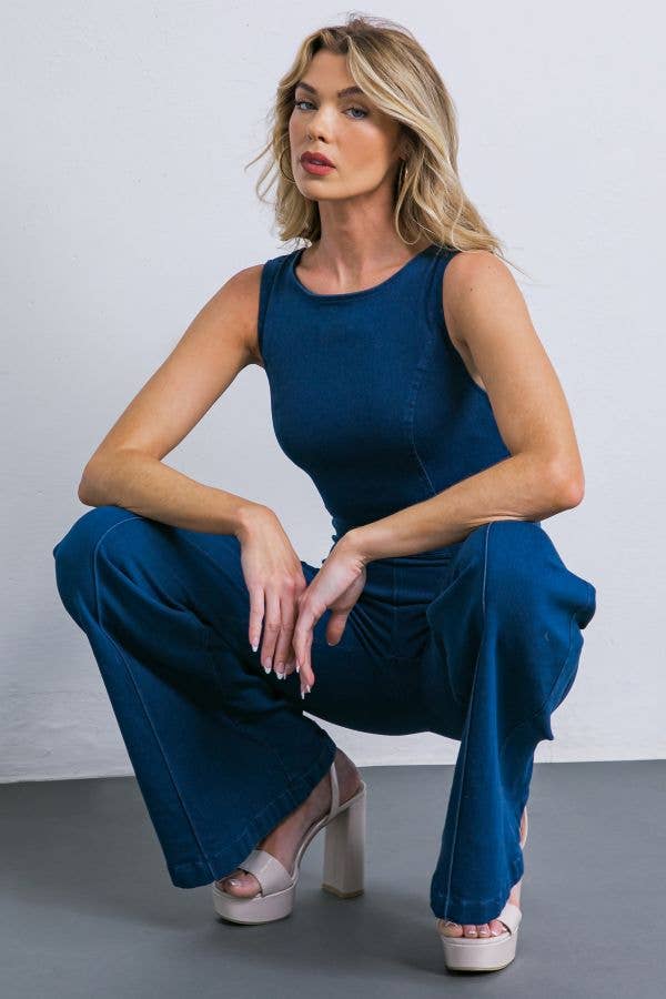 The Aimee Denim Jumpsuit