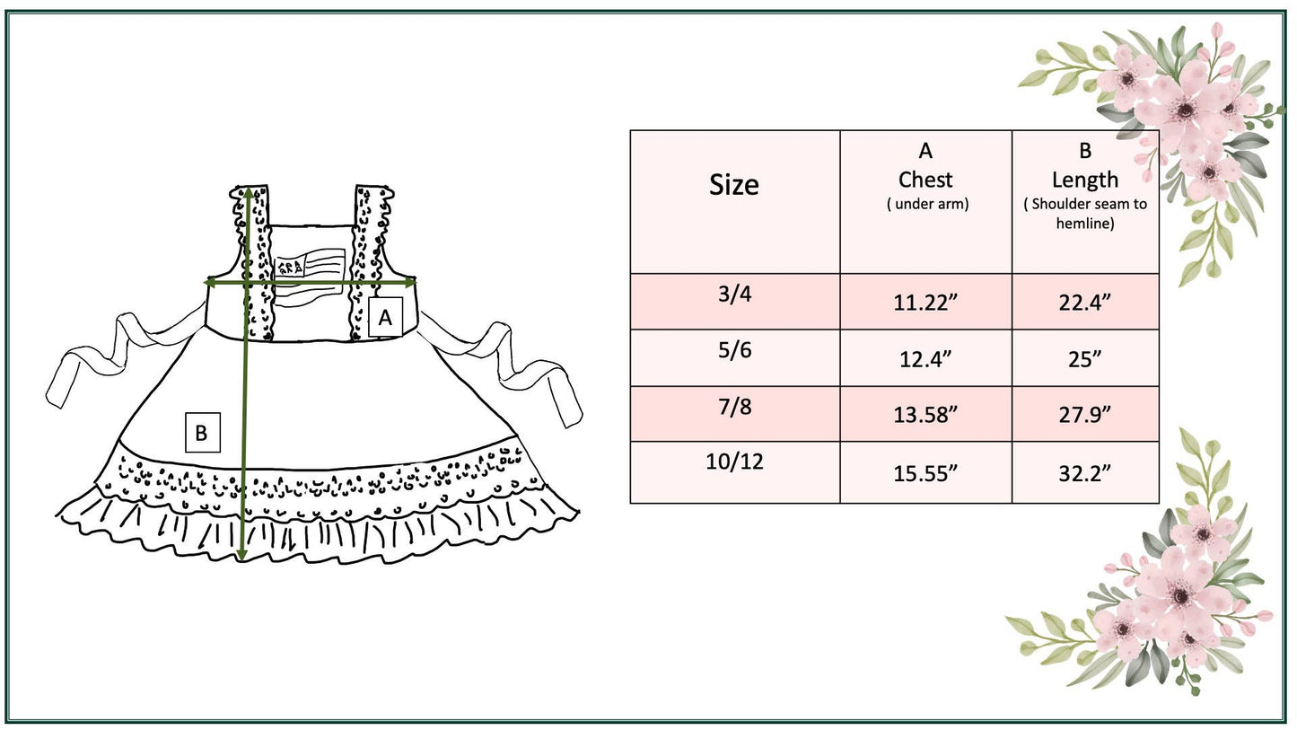 Girls American Flag Dress