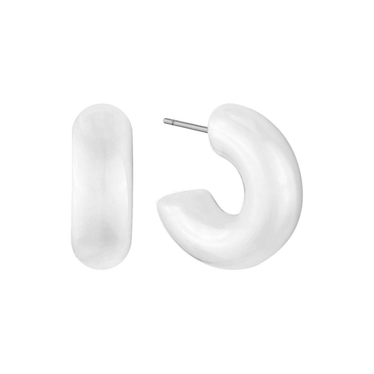 Emmett Earrings in Silver