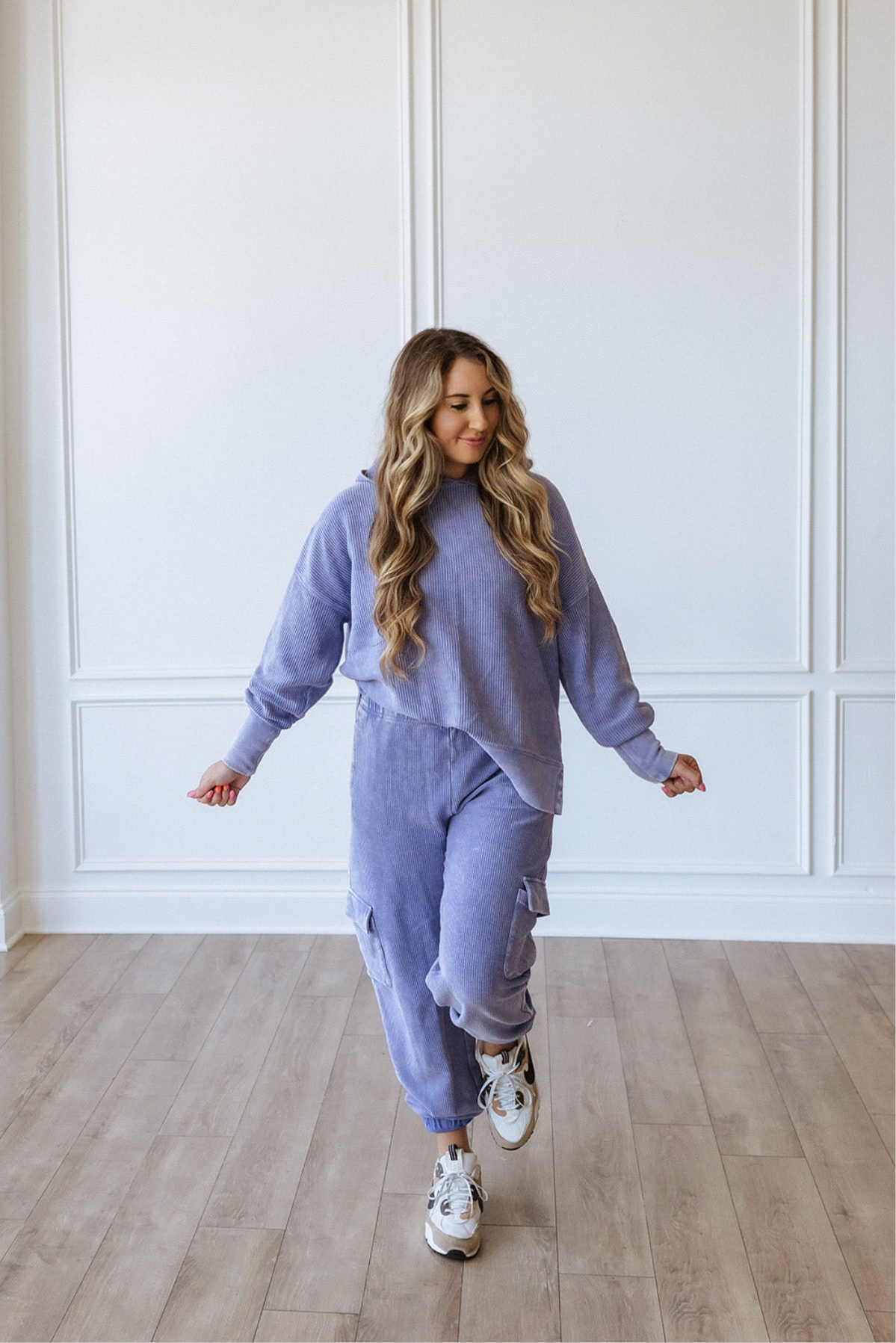 100% cotton corded jogger