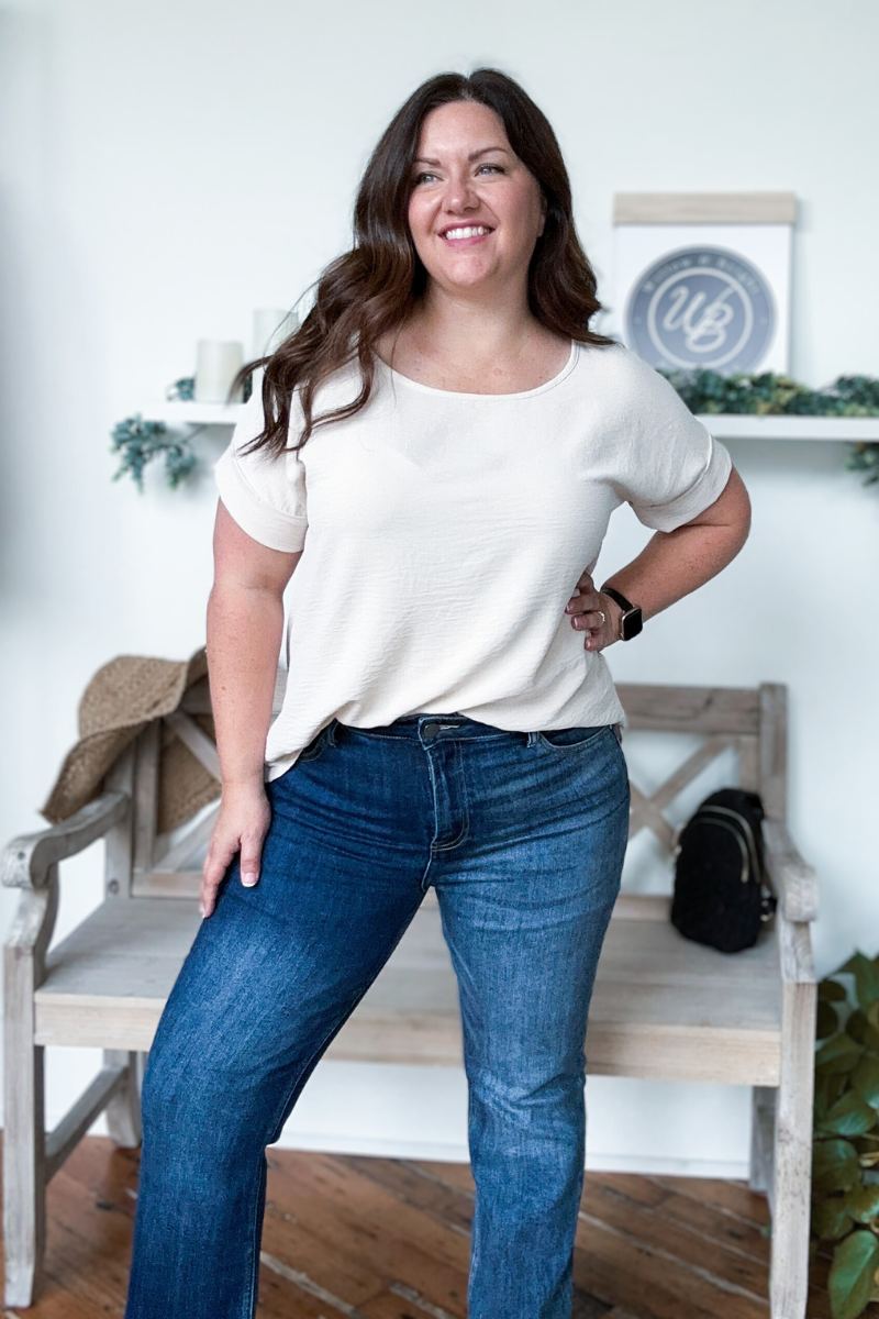 Lydia Top in Oatmeal