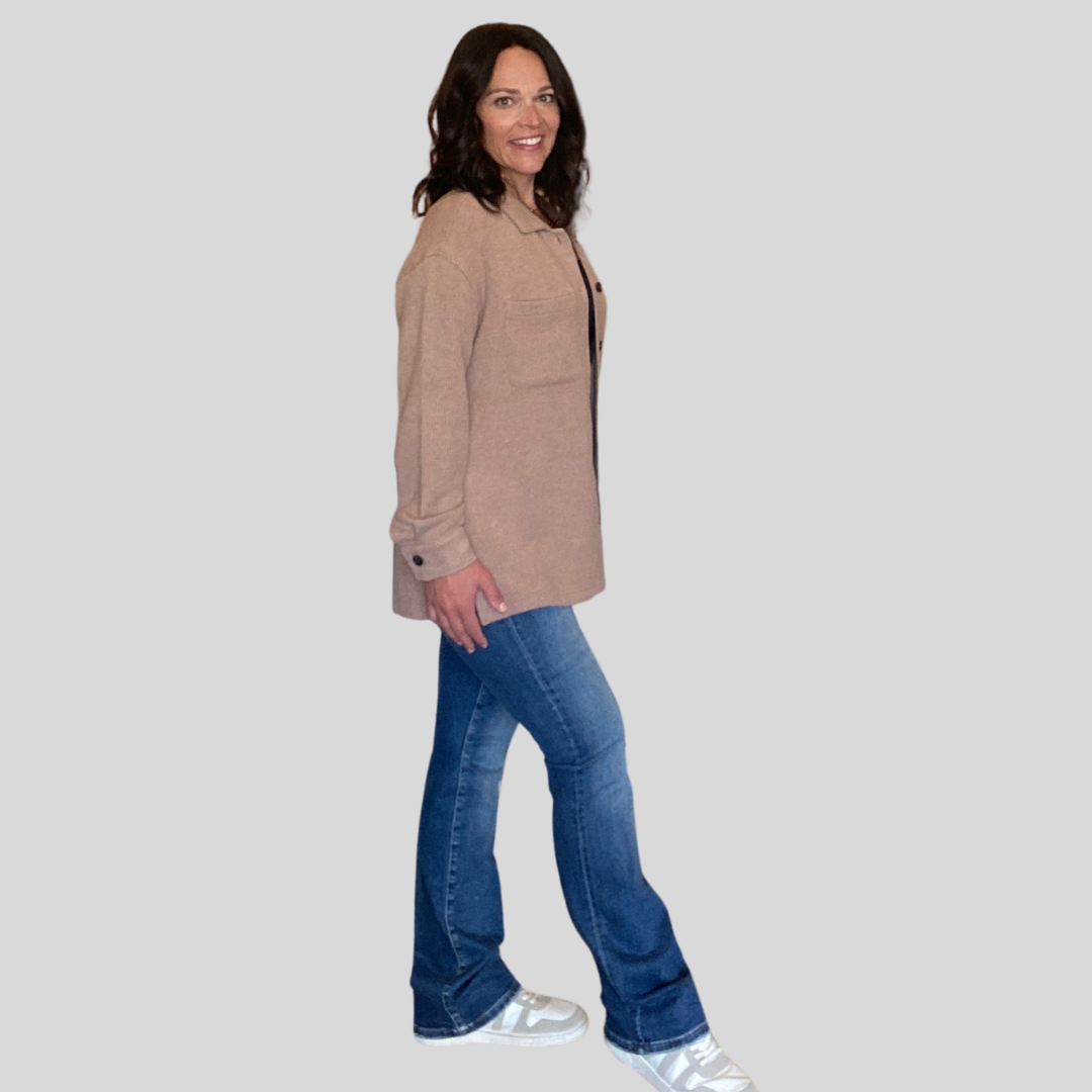 Emerie Jacket in Almond by Thread & Supply