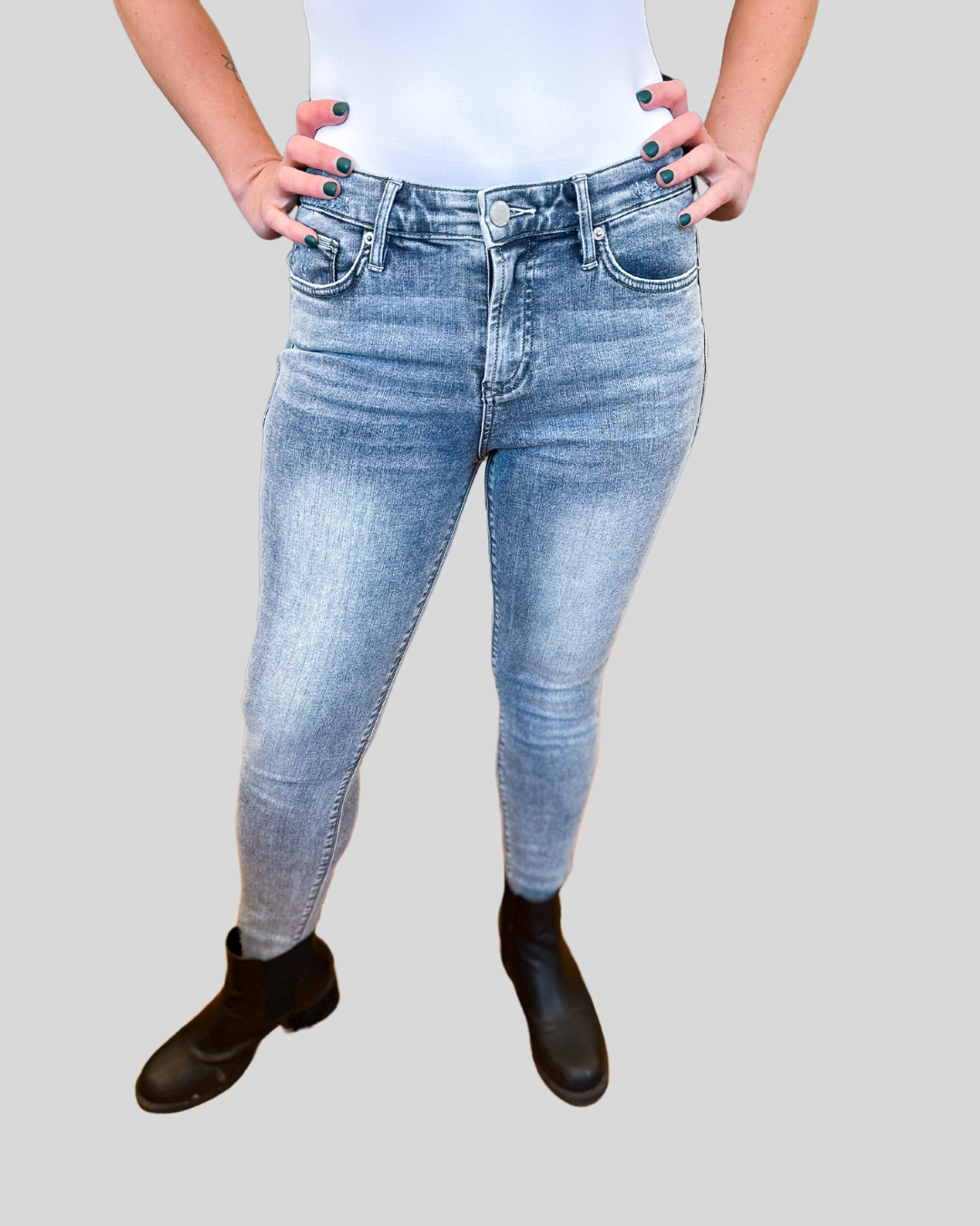 Dear John Jean Denim Faded Black Wash Deninm jeans