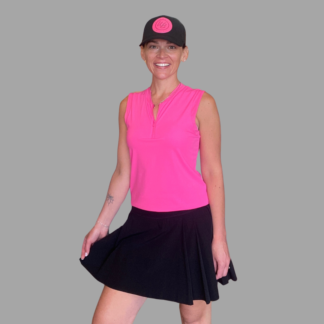 half zip golf top tennis top