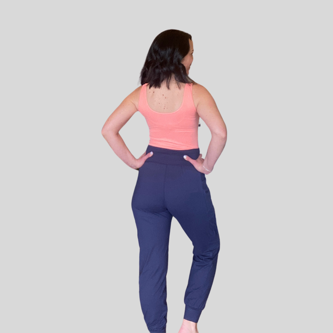 Juliet Jogger Pants in Navy