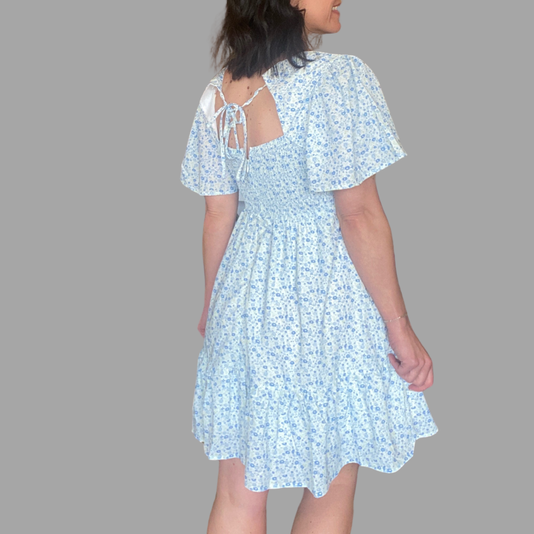 Marie Dress in Blue