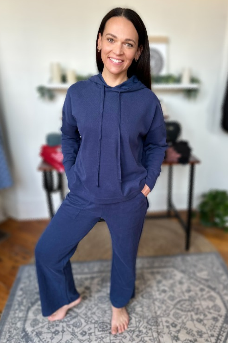 Mila Wide Leg Knit Lounge Pants