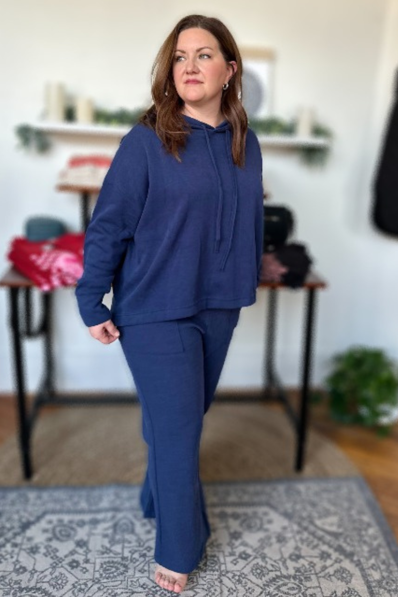 Mila Wide Leg Knit Lounge Pants