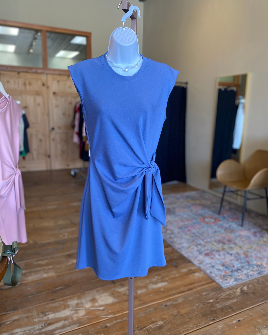 Mila Dress in Blue