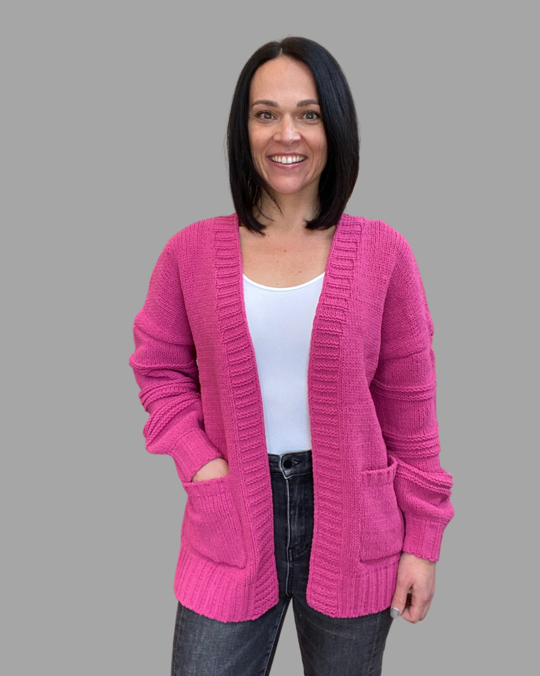 The Nova Cardigan in Pink