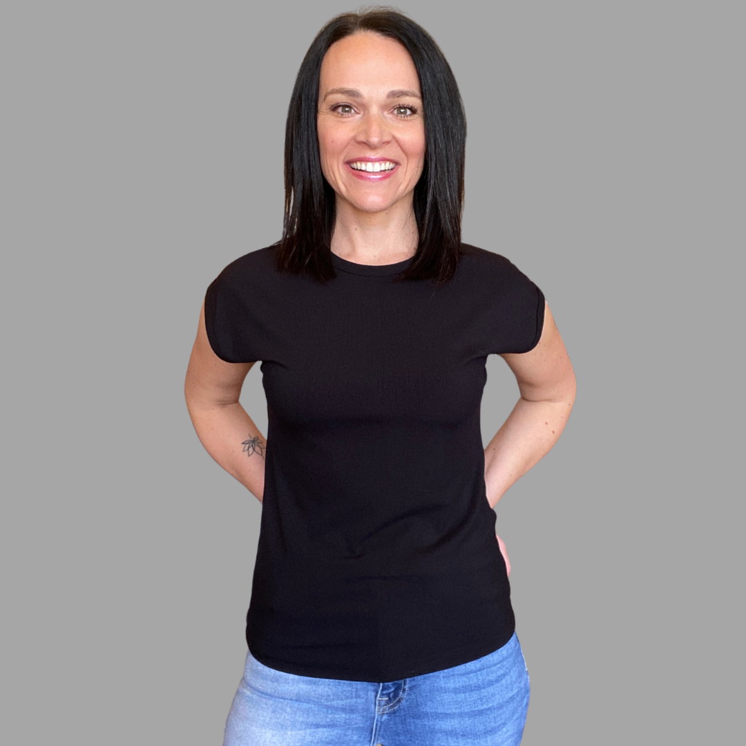 Sabrina Top in Black