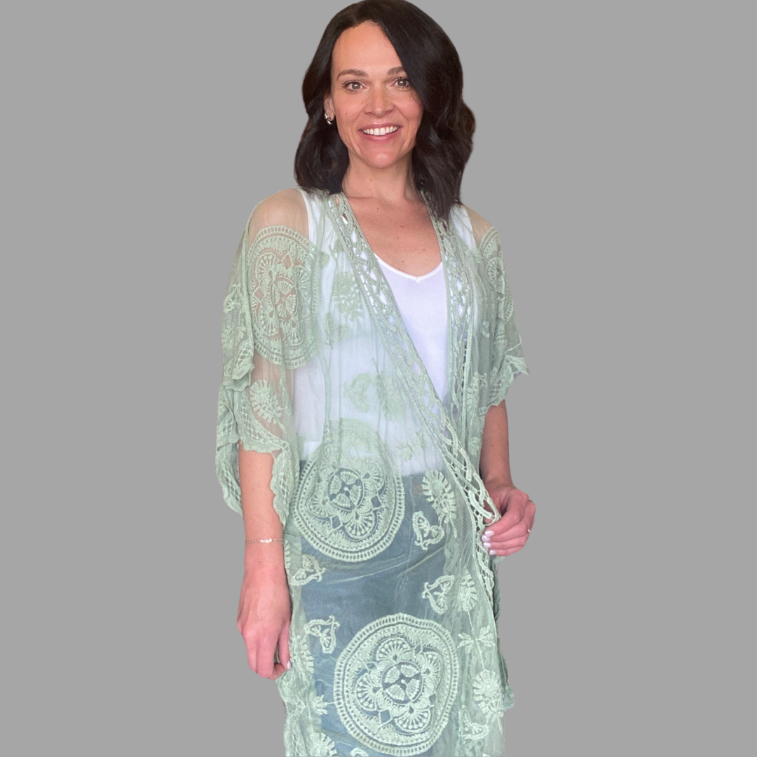 Serena Kimono in Green