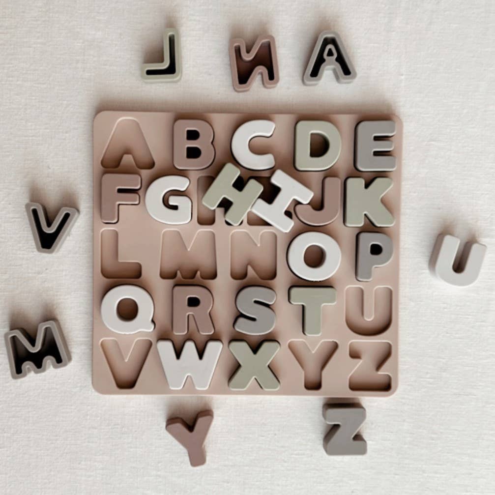 (27-pc) Soft Silicone ABC Puzzle for Toddlers